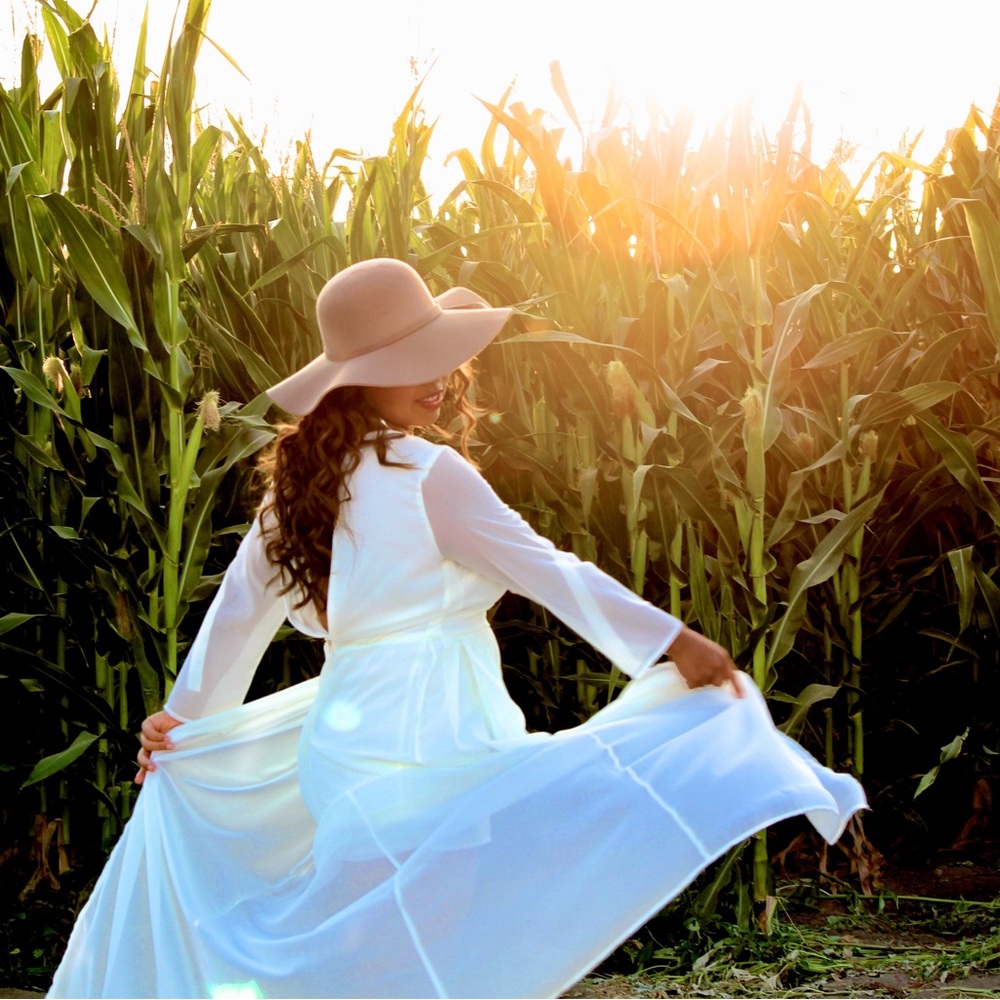 Flowy white romper